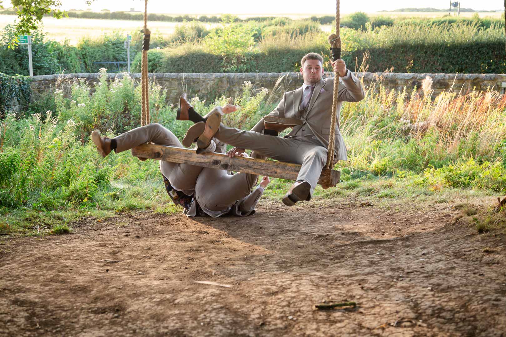 Sophie & Ash wedding swing